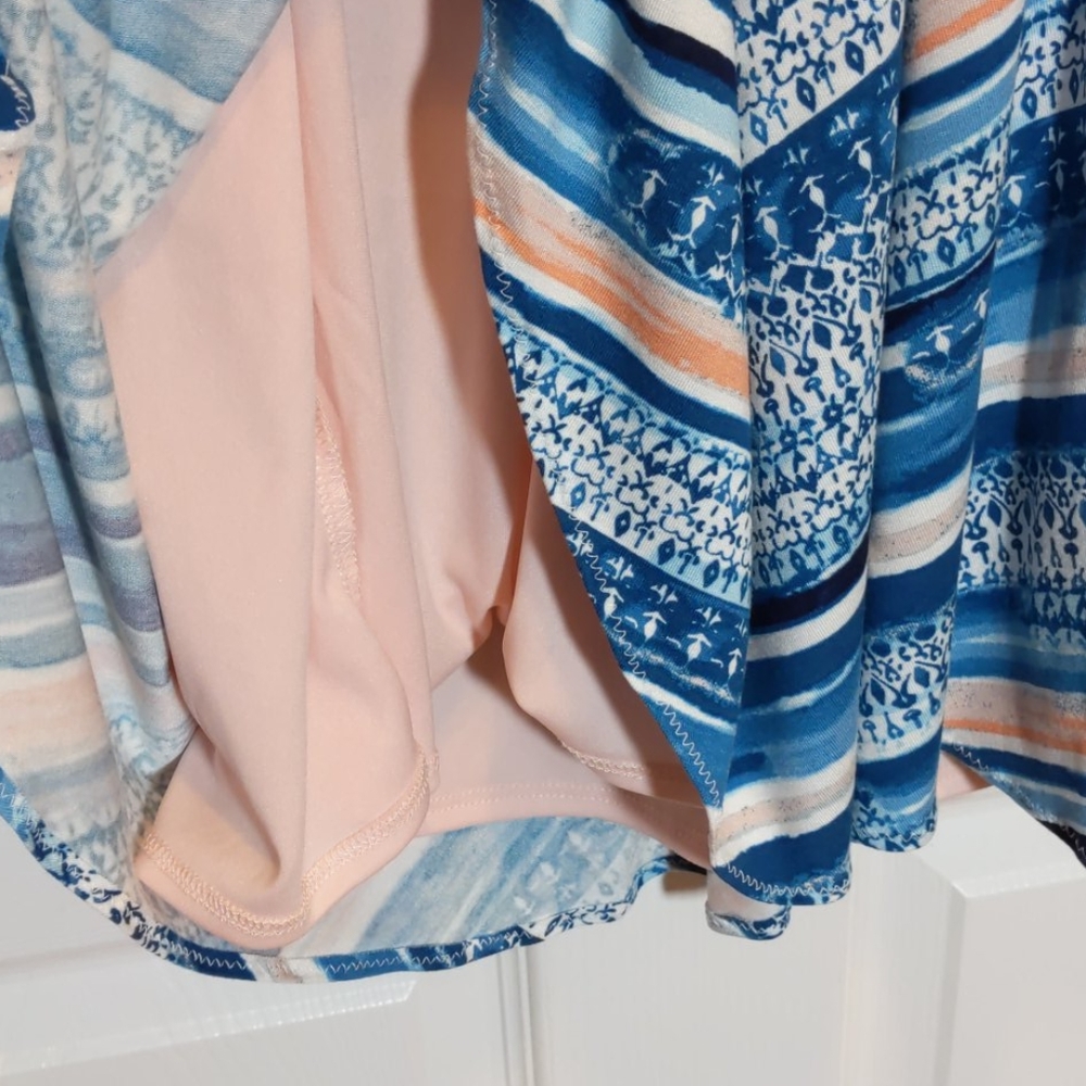 Est. 1946 Blue And Peach Colored Dress, Size M - Picture 7 of 7